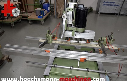 Schleicher Lochreihenbohrmaschine Borfix, Holzbearbeitungsmaschinen Hessen Höchsmann
