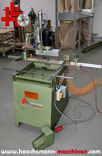 Schleicher Lochreihenbohrmaschine Borfix, Holzbearbeitungsmaschinen Hessen Höchsmann