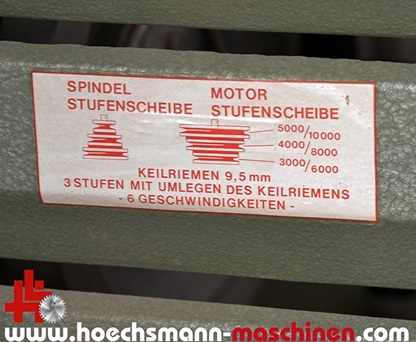 SCHNEIDER Tischfräse SH 1/2, Holzbearbeitungsmaschinen Hessen Höchsmann