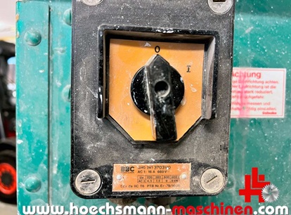 Schuko Schleifstaubabsaugtisch Höchsmann Holzbearbeitungsmaschinen Hessen