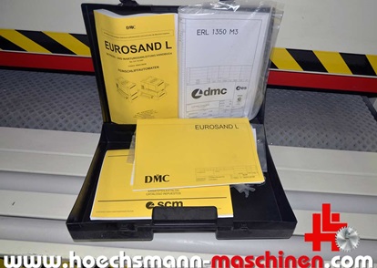 SCM DMC Breitbandschleifmaschine Eurosand ERL 1350 RRR, gebrauchte Holzbearbeitungsmaschinen Neumaschinen Hessen Höchsmann Langen