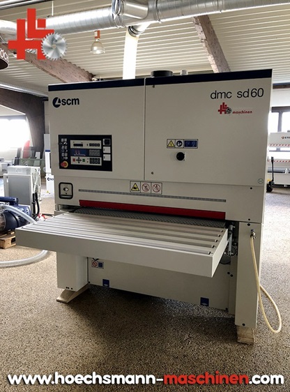 SCM dmc Breitbandschleifmaschine SD60 RCS 135 rcs optimierer Höchsmann Holzbearbeitungsmaschinen Hessen