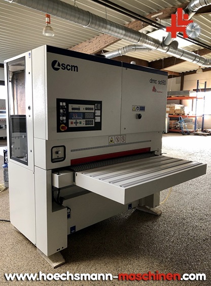 SCM dmc Breitbandschleifmaschine SD60 RCS 135 rcs optimierer Höchsmann Holzbearbeitungsmaschinen Hessen