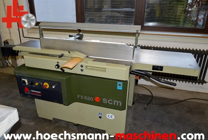 SCM FS520 Abrichtdickenhobel, Holzbearbeitungsmaschinen Hessen Höchsmann