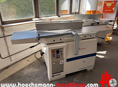 SCM Abrichthobelmaschine minimax fs 52 es, gebrauchte Holzbearbeitungsmaschinen Neumaschinen Hessen Höchsmann Langen