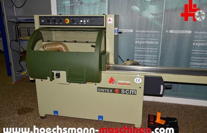 SCM Sintex Vierseiten Hobelautomat Höchsmann Holzbearbeitungsmaschinen Hessen