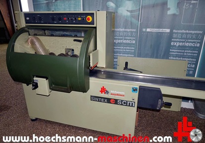 SCM Vierseitenhobelmaschine Sintex gebrauchte Holzbearbeitungsmaschinen Neumaschinen Hessen Höchsmann Langen