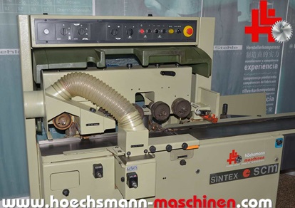 SCM Vierseitenhobelmaschine Sintex gebrauchte Holzbearbeitungsmaschinen Neumaschinen Hessen Höchsmann Langen