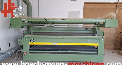 STEKO 288 PBS kombinierte Furnierpresse, Furniersäge und Langbandschleifmaschine, gebrauchte Holzbearbeitungsmaschinen Neumaschinen Hessen Höchsmann Langen
