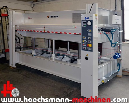 STETON Furnierpresse P120C 3014 450, gebrauchte Holzbearbeitungsmaschinen Neumaschinen Hessen Höchsmann Langen