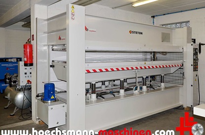 STETON Furnierpresse-Automat P 160 XL-S / 3315- 450 digital, Holzbearbeitungsmaschinen Hessen Höchsmann