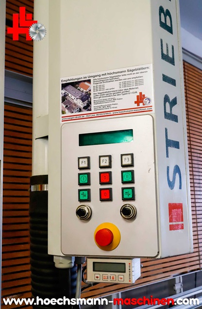 stehende Plattensäge STRIEBIG 6220 Control - Digital, TRK-VR Automat, Holzbearbeitungsmaschinen Hessen Höchsmann