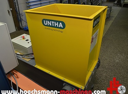 Untha Zerhacker LR 630, Holzbearbeitungsmaschinen Hessen Höchsmann