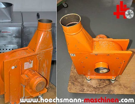 ventilator orange Höchsmann Holzbearbeitungsmaschinen