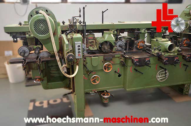 WEINIG Universalkehlautomat Hobelautomat, Profilautomat Unimat 17N, Holzbearbeitungsmaschinen Hessen Höchsmann